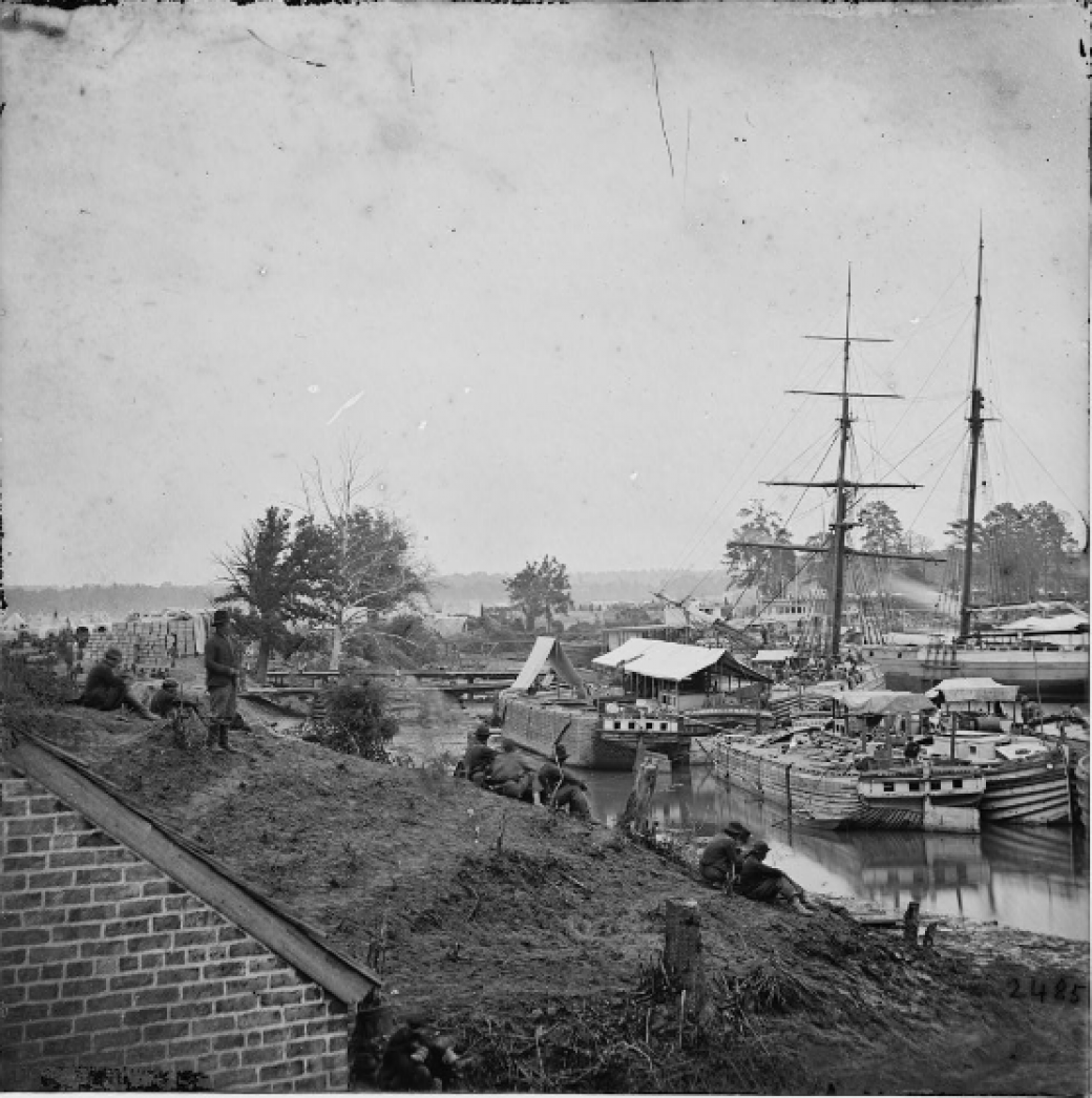 White House Landing Supply Vessels 1863