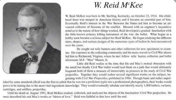 W. Reid McKee Info
