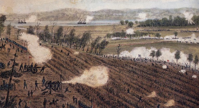 Battle of Malvern Hill Sneden Watercolor