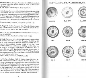 American Military Button Makers and Dealers; Their Backmarks & Dates - Signed by William F. McGuinn