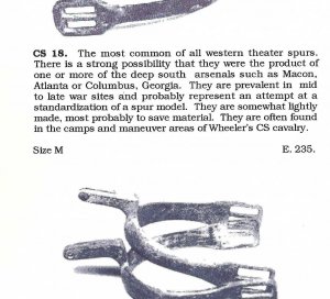  Confederate Spur - Brass