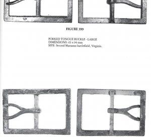 Confederate Fork Tongue Frame Buckle