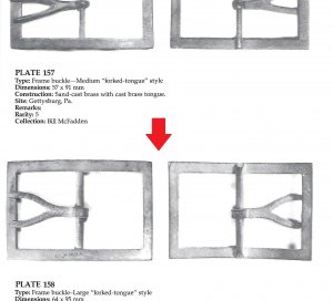 Confederate Fork Tongue Frame Buckle