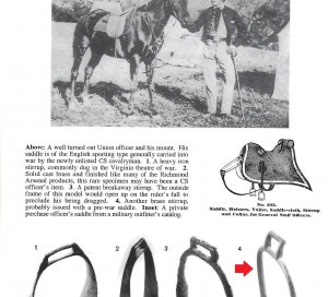 Grimsley Light Artillery Saddle Stirrup