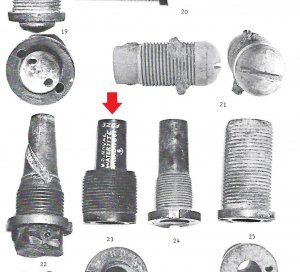 Federal Naval Watercap Fuze - Dated 1862