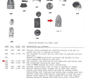 Federal .58 Caliber 3-Ring Explosive Bullet 