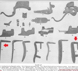 M-1842 Musket Butt Plate