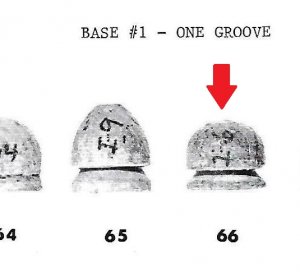 Confederate Nesler Pattern Bullet for .69 Caliber Smoothbore Musket 