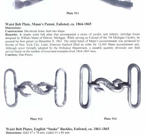 Mann's Patent Belt Plate