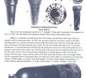 Federal 3-Inch Schenkl "Case-Shot" Shell with Combination Percussion and Time Fuze