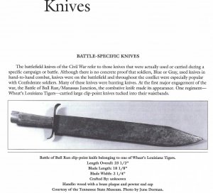 "Civil War Knives"