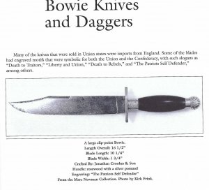 "Civil War Knives"