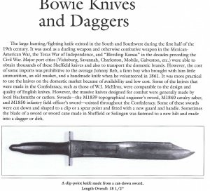 "Civil War Knives"