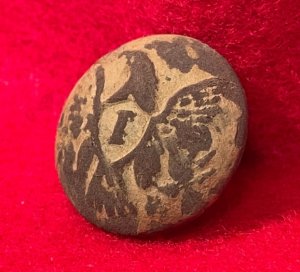 Federal Infantry Coat Button