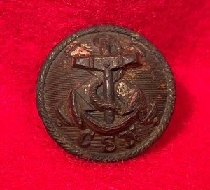 Confederate States Navy Coat Button