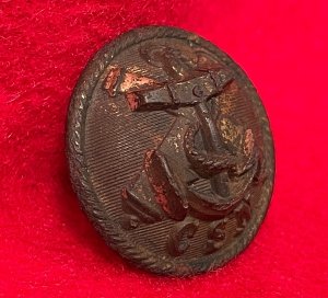 Confederate States Navy Coat Button