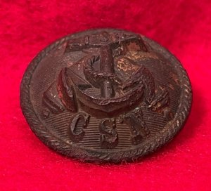 Confederate States Navy Coat Button