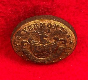 Vermont State Seal Coat Button