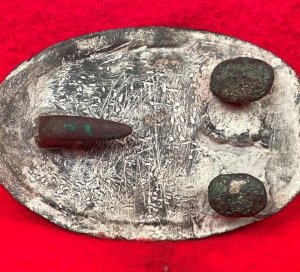 OVM - Ohio Volunteer Militia Belt Buckle - Repaired