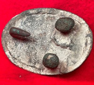 OVM - Ohio Volunteer Militia Belt Buckle - Repaired