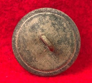 Confederate Artillery Coat Button - "Lined A" - High Quality