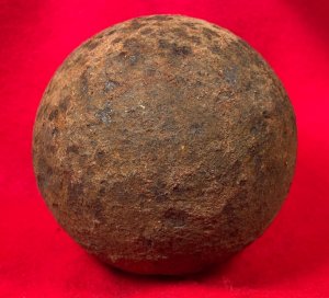 12 Pounder Solid Shot Cannonball