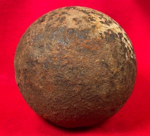 12 Pounder Solid Shot Cannonball