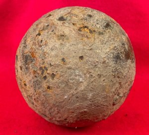 12-Pounder Solid Shot Cannonball