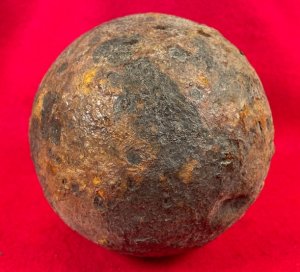 12-Pounder Solid Shot Cannonball