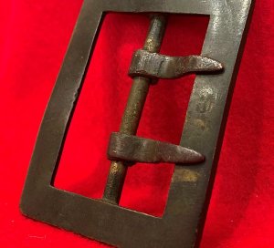 Confederate Carbine Sling Buckle - Non-Excavated Rare Small Type