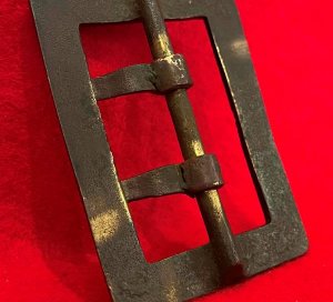 Confederate Carbine Sling Buckle - Non-Excavated Rare Small Type