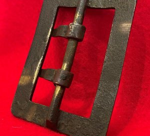 Confederate Carbine Sling Buckle - Non-Excavated Rare Small Type