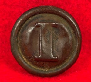 Confederate Western Theatre "Puff I" Infantry Coat Button