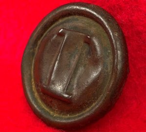 Confederate Western Theatre "Puff I" Infantry Coat Button