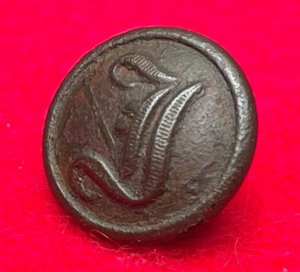 Confederate Infantry Kepi Button - "Script I"