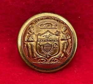 Wisconsin State Seal Coat Button 