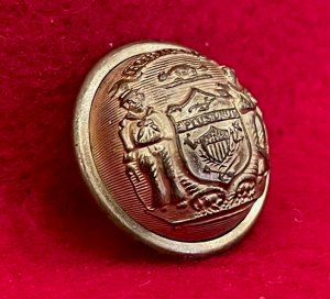 Wisconsin State Seal Coat Button 