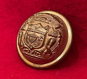 Wisconsin State Seal Coat Button 