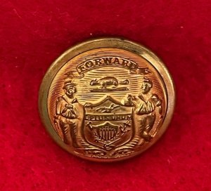 Wisconsin State Seal Coat Button 