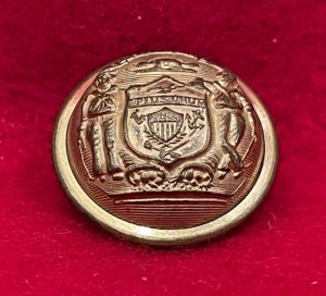 Wisconsin State Seal Coat Button 