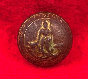 Virginia State Seal Cuff Button