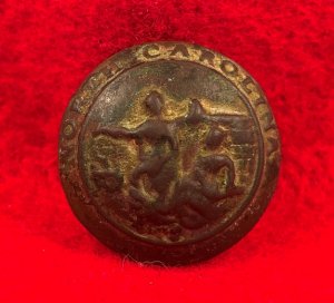 North Carolina State Seal Coat Button - High Quality