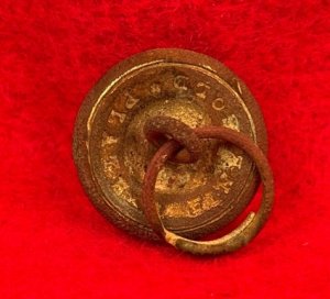 Federal Infantry Cuff Button with Bachelor Ring