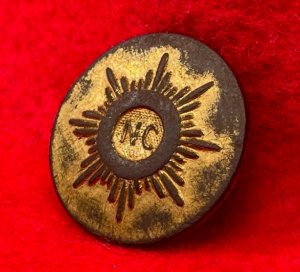 North Carolina "Sunburst" Coat Button - High Quality