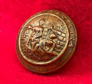 North Carolina State Seal Coat Button