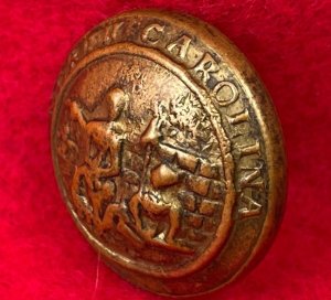 North Carolina State Seal Coat Button