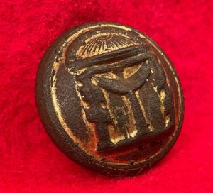 Georgia State Seal Coat Button