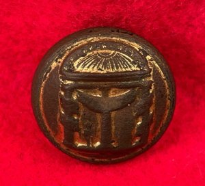 Georgia State Seal Coat Button