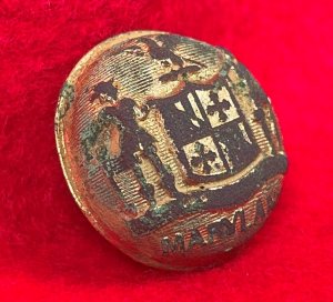 Maryland State Seal Coat Button - Front Only