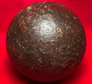 12-Pounder Solid Shot Cannonball